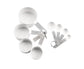 8Pcs/Set Stainless Steel Handle Measuring Spoons Baking Cooking Scale Scoop-Green