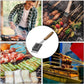 Triple Grill Cleaning Brush with Scraper, BBQ Tool