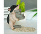 Lovely Moving Brick Reading Book Pig Ornament Home Desktop Decor Resin Craft-5
