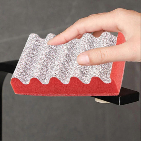 Grill & Pan Cleaning Brush with Scouring Pad, Kitchen Cleaner