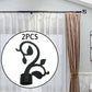 2pcs Curtain Rod Finials for 28mm Rods, Decorative Ends