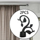 2pcs Curtain Rod Finials for 28mm Rods, Decorative Ends