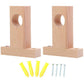 2pcs Curtain Hooks & Wall Brackets, Rod Socket Hangers