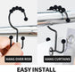 12pcs Double-Sided Metal Shower Curtain Hooks Anti-Rust Sliding Hooks
