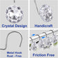 12pcs Decorative Resin Shower Curtain Hooks Rings for Bathroom Rods