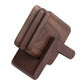 6pcs Wooden Drink Coasters with Holder for Kitchen Cafe