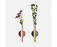Wall Mounted Adhesive Metal Dried Flower Vase Tube Home Garden Balcony Decor-Rose Gold