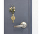 Wall Mounted Adhesive Metal Dried Flower Vase Tube Home Garden Balcony Decor-Rose Gold
