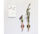 Wall Mounted Adhesive Metal Dried Flower Vase Tube Home Garden Balcony Decor-Rose Gold