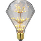 LED Vintage RGB Fireworks Light Bulb Glass E27 G95 Diamond