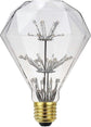 LED Vintage RGB Fireworks Light Bulb Glass E27 G95 Diamond