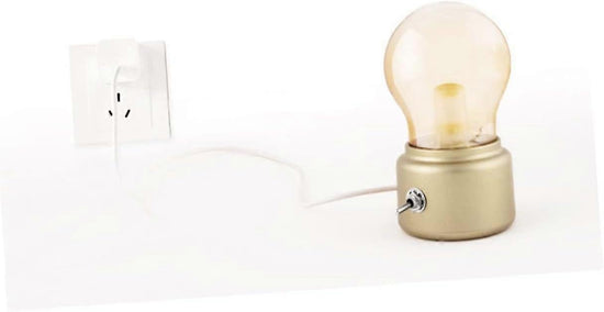 USB Rechargeable LED Light Bulb Retro Desk Night Lamp