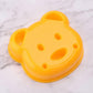 1pcs Mini Bear Sandwich Cutter for Babies Bento Box