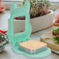 Sandwich Cutter and Sealer Yellow Square Press Mould Lunch Box Tool