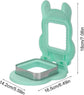 Sandwich Cutter and Sealer Yellow Square Press Mould Lunch Box Tool