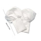 Detachable Wedding Arm Sleeves White Ruffle Bridal Gloves