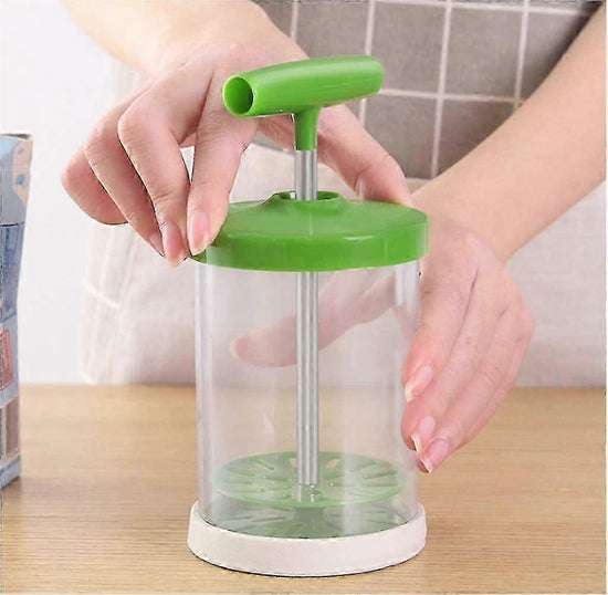 Manual Whipped Cream Dispenser 450ml Professional Cream Whipper with Lid