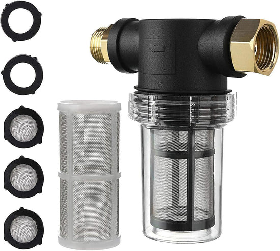 40 Mesh Water Filter Bowl Integrated Clear Screen for Garden Pressure Washer
