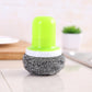 3Pcs Stainless Steel Scourer with Handle Reusable Pot Cleaning Brush Set