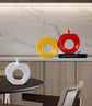 White Ceramic Apple Decoration Modern Apple Statue Home Bookshelf Accent