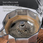 Italian Moka Pot Coffee Maker 6 Cup Classic Espresso Stovetop Coffee Maker