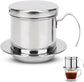 Vietnamese Coffee Filter Stainless Steel Single Drip Coffee Maker Brewer