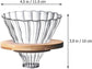 Coffee Pot Funnel Replacement Part for Brewing Coffee Makers