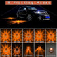 Roadside Emergency LED Flare Lights 4 Pack, Flashing Beacon Disc Warning Kit