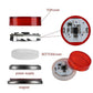 Wireless Red Warning Light 2PCS, Induction High Brightness Vehicle Light
