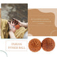 Wooden Hand Massage Balls 2PCS, Durian Shape Rolling Massager