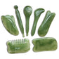 Natural Resin Facial & Neck Guasha Scraper, Beeswax Massage Scraping Tool