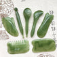 Natural Resin Facial & Neck Guasha Scraper, Beeswax Massage Scraping Tool