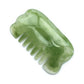 Natural Resin Facial & Neck Guasha Scraper, Beeswax Massage Scraping Tool