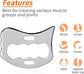 Stainless Steel Guasha Board Massage Stone, Body IASTM Therapy Tool for Soft Tissue & Physiotherapy