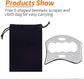 Stainless Steel Guasha Board Massage Stone, Body IASTM Therapy Tool for Soft Tissue & Physiotherapy
