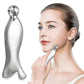 Portable 3D Alloy Fish-Shaped Roller Guasha Tool, Body Massage Device - M