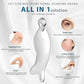 Portable 3D Alloy Fish-Shaped Roller Guasha Tool, Body Massage Device - M