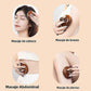 Natural Sandalwood Body Massage Brush, Circular Teeth Guasha Scraping Therapy Tool