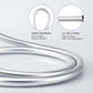 1.5m / 150cm PVC Smooth Shower Hose, Flexible Bathroom Shower Hose