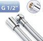 Universal 2m PVC Shower Hose, 200cm Flexible Bathroom Shower Pipe