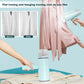 800W Foldable Handheld Travel Clothes Steamer 4.7oz Tank Quick Steam Green