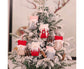 1 Set Christmas Decorations Doll Shopping Mall Window Decoration Gift Box Decor-A