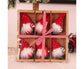 1 Set Christmas Decorations Doll Shopping Mall Window Decoration Gift Box Decor-A