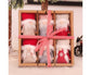 1 Set Christmas Decorations Doll Shopping Mall Window Decoration Gift Box Decor-A