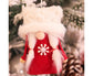 1 Set Christmas Decorations Doll Shopping Mall Window Decoration Gift Box Decor-A