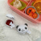 2pcs Mini Spice Bottles Salad Dressing Ketchup Jars Small Reusable Set