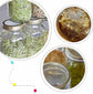 4 Sets 86mm Stainless Steel Sprouting Jar Lids Strainer Kit for Salad Seeds