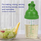 200ml Salad Dressing Shaker BPA Free Leakproof Jar with Lid Green