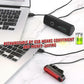 USB Rechargeable Bike Light Set - LED Front & Tail Light