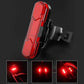 LED Rear Bike Tail Light - USB Rechargeable, 4 Modes, for MTB/Dog/Backpack